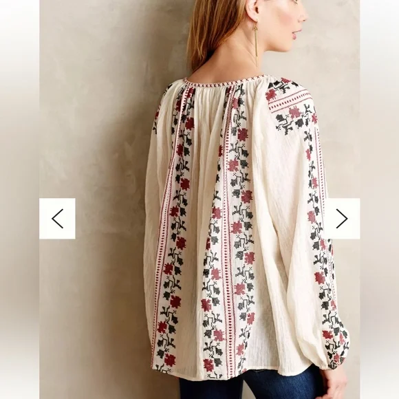 Anthropologie Colentina Peasant Blouse XS - Picture 2 of 5